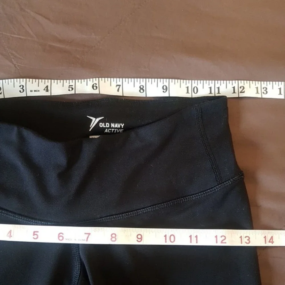 Old Navy Active Go Dry Leggings Sz XS Womens Activewear Workout Sporty Striped